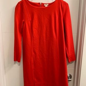 J Crew Thick Jersey Red Dress - Sz S
